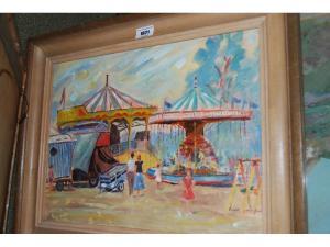 HOFFMAN Lovell,study of a fairground,Lawrences of Bletchingley GB 2009-09-08