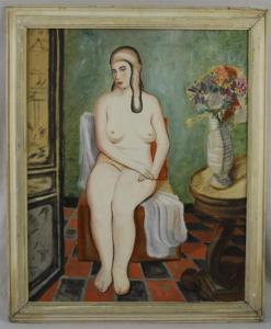 HOFFMAN Murray 1892-1982,INTERIOR WTH NUDE,Grogan & Co. US 2009-10-18