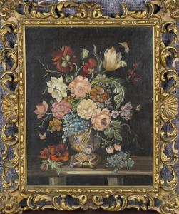 HOFFMANN Eduard 1820-1904,Still Life of Flowers in a Vase,Tooveys Auction GB 2021-08-18