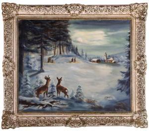 HOFFMANN Harry 1900-1900,Winter Landscape,1949,Gray's Auctioneers US 2014-08-06