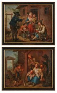 HOFFMANN Nicolaus 1740-1823,Genreszenen mit Kindern,Dobritz DE 2021-04-24