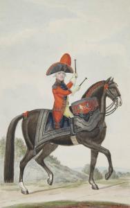 HOFFMANN Nicolaus 1740-1823,Le jeune tambour à cheval,Ader FR 2014-11-14