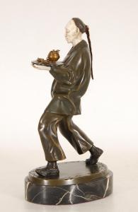 HOFFMANN Otto 1885-1915,Le porteur de thé asiatique,Brussels Art Auction BE 2021-10-26