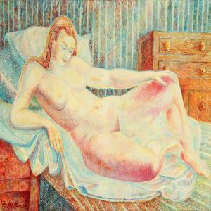 HOFFMANN R,Reclining naked woman,Bruun Rasmussen DK 2014-03-09