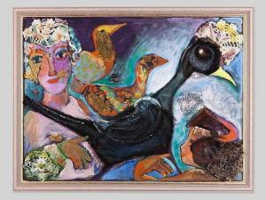 HOFHEINZ DÖRING Margret 1910-1994,Bird Fairy-Tale/5 Personalities,1987,Auctionata DE 2016-05-04