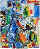 HOFMANN Hans 1880-1966,Blue in Blue,1954,Heritage US 2025-05-13