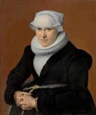 HOFMANN Samuel,Portrait of Anna Leu, née Locher at the age of 33,1630,Galerie Koller 2014-09-19