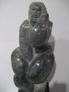 HOFMANN SCHWARTZ Kay,Figure of a seated woman carved gray marble,Bonhams GB 2010-09-16