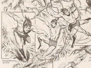 HOGARTH Burne 1911-1996,Tarzan,c.1980,Auctionata DE 2016-03-23