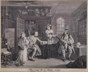 HOGARTH William 1697-1764,Marriage a la Mode,1745,Dreweatts GB 2017-07-13