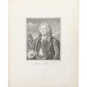 HOGARTH William 1697-1764,Portrait of Martin Folkes Esquire,1742,Ripley Auctions US 2024-03-30