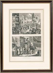 HOGARTH William 1697-1764,The Times and a Country Inn Yard,Skinner US 2017-06-23