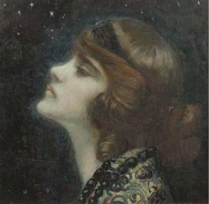 HOGERWAARD Frans 1882-1921,A portrait of the actress Annie de Meester,Christie's GB 2006-01-10
