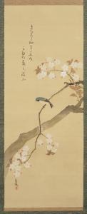 HOGI Morimura 1804-1862,Small Bird on Cherry Blossom Branch,Christie's GB 2023-03-21