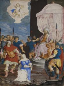 HOGLER WOLF 1674-1754,Le martyre d'une sainte,1710,Christie's GB 2008-11-16