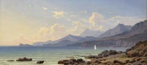 HOHE Friedrich 1802-1870,Das Meer bei Cinque Terre,Galerie Bassenge DE 2018-11-29