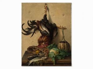 HOHENBERGER Enrico 1834-1897,Still Life with Cock,1880,Auctionata DE 2016-10-22