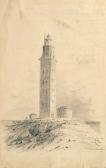 HOHENLEITER Y CASTRO Francisco 1889-1968,Torre de Hércules, La Coruña,Subastas Segre ES 2007-12-18