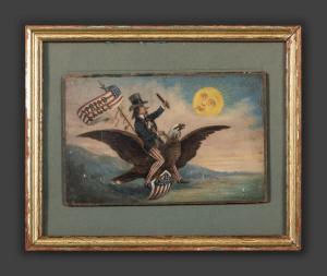 HOHENSTEIN Anton 1830-1909,Uncle Sam and Eagle,Hindman US 2023-10-04