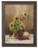 HOHENZOLLERN Leopold 1835-1905,Sunflowers,New Orleans Auction US 2022-06-17