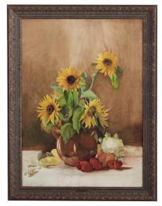 HOHENZOLLERN Leopold 1835-1905,Sunflowers,New Orleans Auction US 2018-05-19
