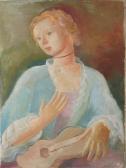 HOHERMANN Alice 1902-1943,Musicienne blonde,1939,Rossini FR 2017-07-04