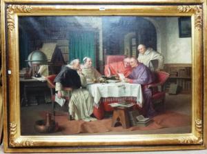 HOHNBERG Josef Wagner 1811,Ecclesiastical conversation,Bellmans Fine Art Auctioneers GB 2017-05-09