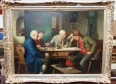 HOHNBERG Josef Wagner 1811,Settling the accounts,Bellmans Fine Art Auctioneers GB 2017-04-04