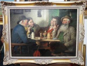 HOHNBERG Josef Wagner 1811,The animated conversation,Bellmans Fine Art Auctioneers GB 2017-06-13