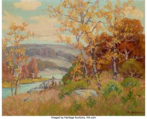 HOHNSTEDT Peter Lanz 1872-1957,Autum,1938,Heritage US 2023-12-02