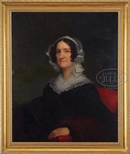 HOIT Albert G 1809-1856,PORTRAIT OF A WOMAN,James D. Julia US 2010-08-25
