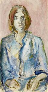 HOKANSON HANS 1925-1997,Damenportrait,1961,Zofingen CH 2019-11-14