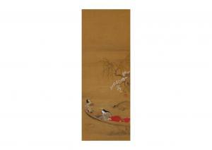 HOKUBA Arisaka, Teisai 1771-1844,WOMEN IN THE BOAT,Ise Art JP 2023-07-15