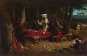 HOLBROOK BEARD WILLIAM 1824-1900,Bears Picnic,1894,Christie's GB 2023-01-19