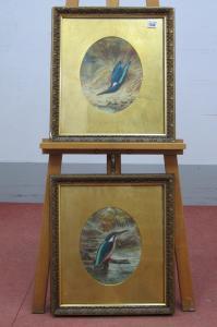 HOLD Benjamin, Ben 1839-1917,Kingfishers,Sheffield Auction Gallery GB 2022-10-14