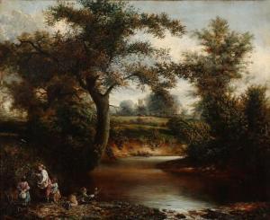 HOLD Tom,View from Cawthorne in Yorkshire with children pla,1878,Bruun Rasmussen 2018-04-23