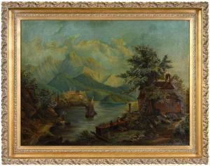 Holden Edith 1871-1920,Alpine Landscape,Brunk Auctions US 2019-03-22