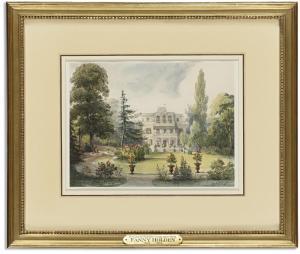 HOLDEN Fanny 1804-1863,AN HÔTEL PARTICULIER, PASSY, NEAR PARIS,1843,Sotheby's GB 2011-10-18