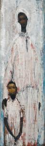 HOLDER Geoffrey 1930-2014,Mother and Child,1956,Swann Galleries US 2020-06-04