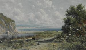 HOLDREDGE Ransome Gillet 1836-1899,View of Drakes Beach, California,Bonhams GB 2014-04-08