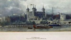 HOLDSWORTH E 1800-1900,Tower of London from Olaves Wharf,1898,Keys GB 2011-06-10