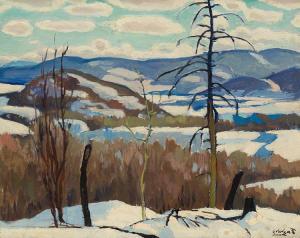 HOLGATE Edwin Headley 1892-1977,Laurentian Landscape,1937,Heffel CA 2023-10-26