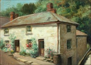 HOLGATE Thomas W 1800-1900,Cottages at Durgan,Bonhams GB 2014-04-15