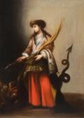 HOLGUIN MELCHOR PEREZ 1660-1732,Saint Margaret trampling the devil,La Suite ES 2022-07-07