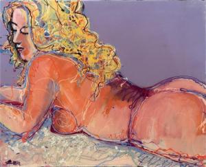 HOLL SARAH,Reclining nude woman,2010,Eldred's US 2018-02-17