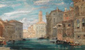 HOLLAND James 1799-1870,A Venetian view,1864,Bonhams GB 2024-03-14