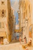 HOLLAND James 1799-1870,Calle Regina, Venice,1844,Christie's GB 2020-06-10