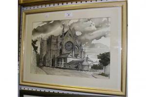 HOLLAND Neil 1956,Arundel Cathedral,Tooveys Auction GB 2015-01-28