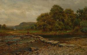 HOLLAND Sebastopol Samuel 1877-1911,Crossing the River,Bamfords Auctioneers and Valuers 2020-09-09