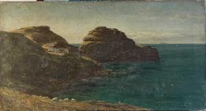 HOLLAND Sebastopol Samuel 1877-1911,Sunlit Cliffs,David Lay GB 2020-09-17